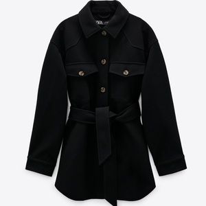 NWT! ZARA Belted Overshirt / Shacket